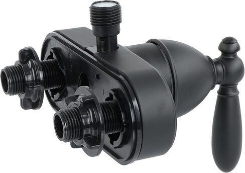 Empire Faucets Single Lever Shower Valve, 1pc - Matte Black RV Bathroom Faucet Valve, Non-Metallic with Vacuum Breaker in Saudi Arabia