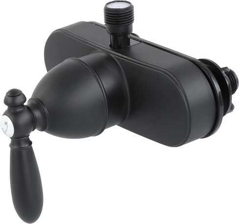 Empire Faucets Single Lever Shower Valve, 1pc - Matte Black RV Bathroom Faucet Valve, Non-Metallic with Vacuum Breaker in Saudi Arabia