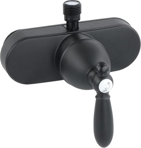 Empire Faucets Single Lever Shower Valve, 1pc - Matte Black RV Bathroom Faucet Valve, Non-Metallic with Vacuum Breaker in Saudi Arabia