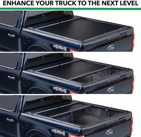 غطاء تونيو لسرير الشاحنة قابل للسحب من RealTruck Gator Recoil | G30831 | يناسب 2007 - 2021 Toyota Tundra، لن يعمل مع موديلات Trail Edition سرير 5' 7 بوصة (66.7 بوصة) in Kuwait