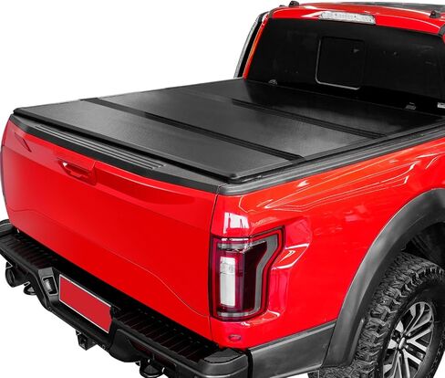 غطاء تونيو لسرير الشاحنة الصلب ثلاثي الطي متوافق مع سرير 2020-2023 Jeep Gladiator مقاس 5 بوصات/60 بوصة in Saudi Arabia