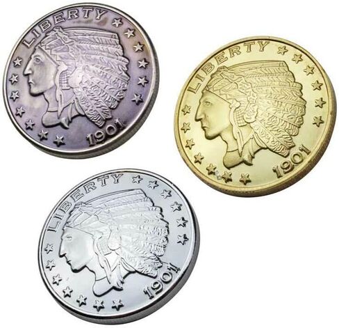 غطاء زر الطاقة للرأس الهندي من النيكل العتيق من Aeromach CI-1045D لعام 2014+ Indian Chief وChieftain وDark Horse وSpringfield وRoadmaster - "1901" و"Liberty" - صنع في الولايات المتحدة الأمريكية in Saudi Arabia