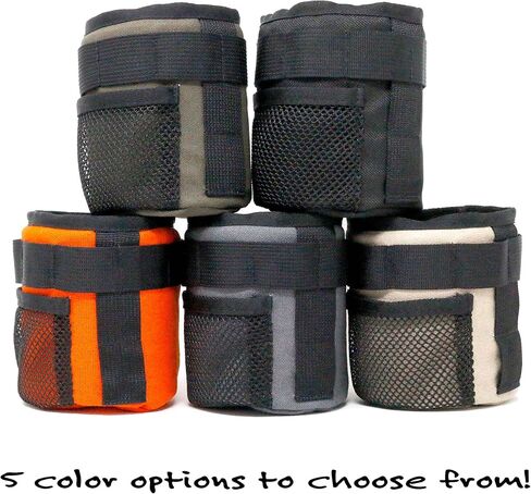 Bike Water Bottle Cup Holder with Universal Bicycle Straps and Mesh Pocket, Green in Saudi Arabia