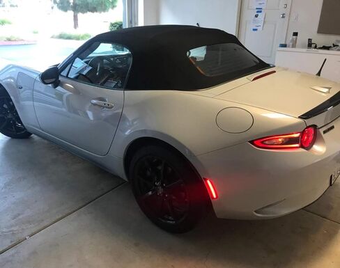 iJDMTOY Clear Lens Amber/Red Full LED Side Marker Light Kit Compatible With 2016-up Mazda MX-5 Miata, Powered by Total 98-SMD LED, Replace OEM Sidemarker Lamps in Saudi Arabia