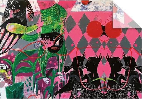 ورق مناديل مطبوع ملون من Gcardist 15 ورقة من ورق مناديل Decoupage الزخرفية الملونة مقاس 20 × 29 بوصة لتغليف أكياس الهدايا، وتزيين الحفلات الفنية (رصف فني، حجم كبير) in Saudi Arabia
