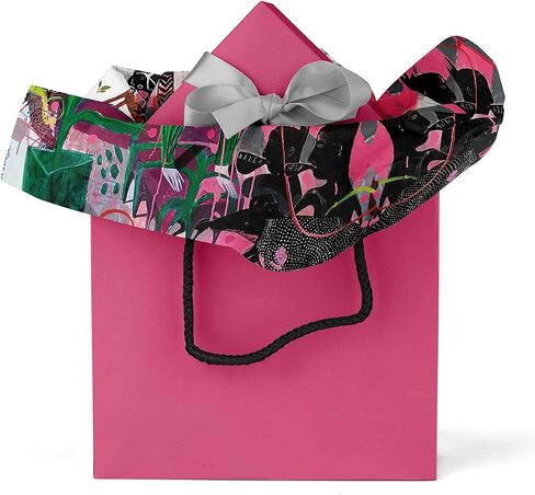 ورق مناديل مطبوع ملون من Gcardist 15 ورقة من ورق مناديل Decoupage الزخرفية الملونة مقاس 20 × 29 بوصة لتغليف أكياس الهدايا، وتزيين الحفلات الفنية (رصف فني، حجم كبير) in Saudi Arabia