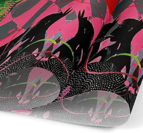 ورق مناديل مطبوع ملون من Gcardist 15 ورقة من ورق مناديل Decoupage الزخرفية الملونة مقاس 20 × 29 بوصة لتغليف أكياس الهدايا، وتزيين الحفلات الفنية (رصف فني، حجم كبير) in Saudi Arabia