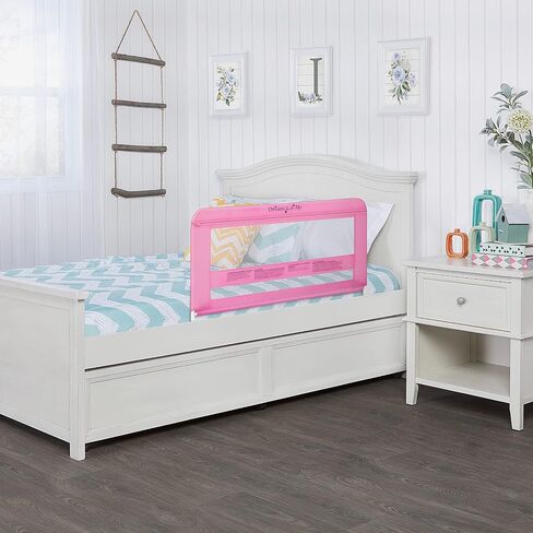 Dream On Me Lilibet Mesh Safety Bed Rail in Pink for Twin, Full and Queen Size Bed, Bed Rail for Toddler in Saudi Arabia