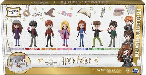 Wizarding World Harry Potter، مجموعة Magical Minis Hogsmeade Collector مع 7 شخصيات، ألعاب أطفال للبنات والأولاد من سن 6 سنوات فما فوق in Kuwait