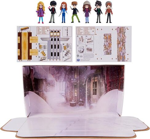 Wizarding World Harry Potter، مجموعة Magical Minis Hogsmeade Collector مع 7 شخصيات، ألعاب أطفال للبنات والأولاد من سن 6 سنوات فما فوق in Kuwait