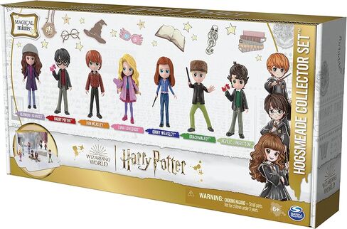 Wizarding World Harry Potter، مجموعة Magical Minis Hogsmeade Collector مع 7 شخصيات، ألعاب أطفال للبنات والأولاد من سن 6 سنوات فما فوق in Kuwait