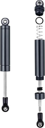 RC Shocks Internal Spring Shock Absorber Damper 4.33 inches / 110mm for Axial SCX10 Traxxas TRX-4 MST Redcat Gen8 1/10 RC Crawler, 2PCS (Black) in Saudi Arabia