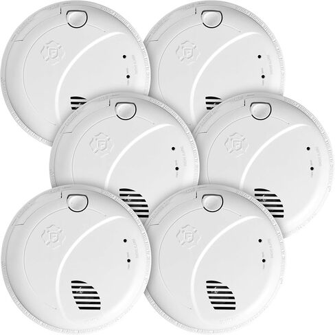 First Alert Interconnect Hardwire Smoke Alarm with Battery Backup & Voice Alerts, 3-Pack in Saudi Arabia