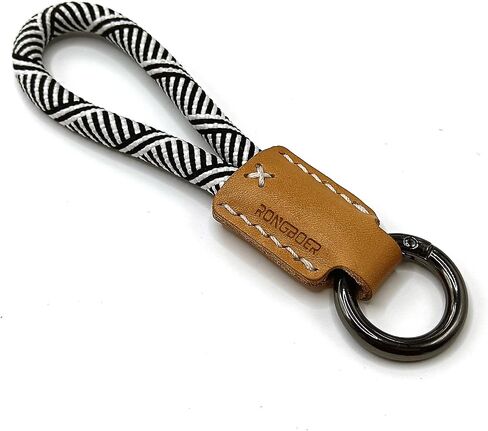 Handmade Cowhide Leather Short Keychain,Car Key Chain Accessories,Keychains for Women And Men,Cell Phone Lanyard in Saudi Arabia