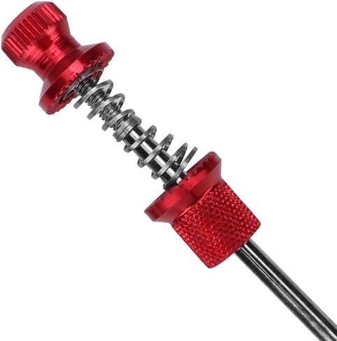 Bike Skewer Wheel Skewers 200Mm Aluminum Alloy Aluminum Alloy Road Bike Anti Theft Quick Release Skewers Wheels Locking Security (Red) in Saudi Arabia