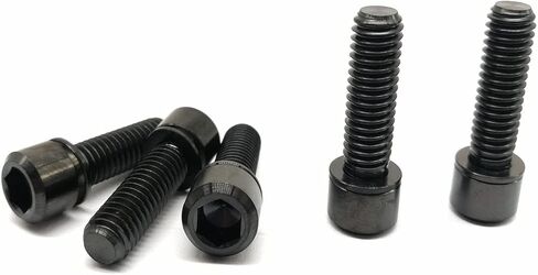 RISON Titanium M6 x 16mm Bicycle Screws Allen Hex Socket Head Bike Bolts Rainbow Bolts with Washer 5PCS in Kuwait