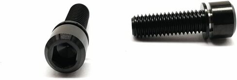 RISON Titanium M6 x 16mm Bicycle Screws Allen Hex Socket Head Bike Bolts Rainbow Bolts with Washer 5PCS in Kuwait