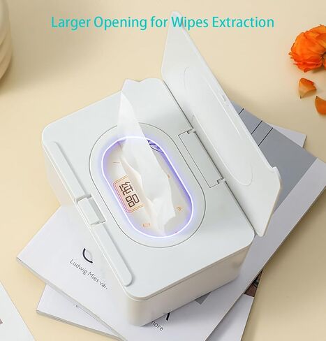 عبوتان من موزع مناديل مبللة للأطفال للحمام، الحجم (7.48 بوصة طول × 5.11 بوصة عرض * 3.93 بوصة ارتفاع)، صندوق حامل مناديل مبللة قابل للفتح بيد واحدة، صندوق مناديل أنيق لتنظيم حاوية تسجيل الأطفال in Kuwait