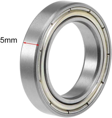 uxcell 6708ZZ Deep Groove Ball Bearings 40mm x 50mm x 6mm Double Shielded Chrome Steel Z2 ABEC1 in Kuwait