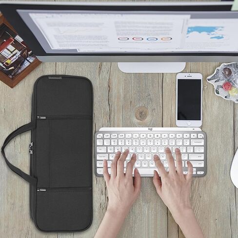 حقيبة لوحة مفاتيح للسفر متوافقة مع حقيبة تخزين حمل لوحة المفاتيح الصغيرة Logitech MX Keys للوحة المفاتيح اللاسلكية in Kuwait