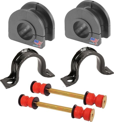 PAIR Genuine OE Front Sway Bar Bracket/Bushing Kit + Front Sway Bar Link Kit RWD FITS Blazer '95-20, S10 '83-03, S10 Blazer '84-94, Jimmy '92-02, Sonoma '91-03, Hombre '96-00, K700538 K6476 88891781 in Saudi Arabia