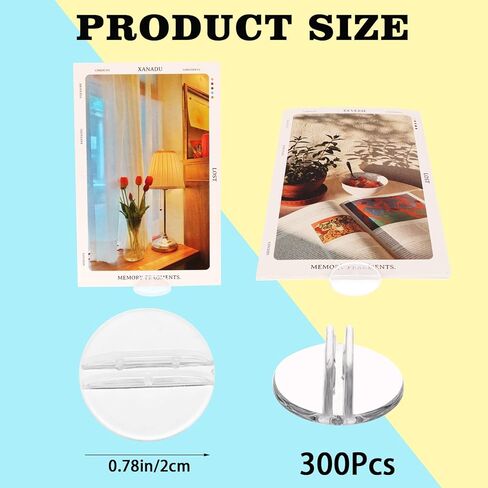 300 قطعة من حامل بطاقات الألعاب، قواعد مصغرة ورقية، دعامات شفافة، حامل بطاقات ورقية، حامل بطاقة عمل، مشبك بلاستيكي لبطاقات العمل، علامات الأسعار، قوائم الملصقات (1 بوصة) in Kuwait