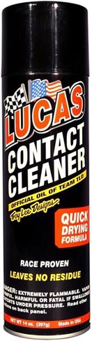 Lucas Oil 90799/10799; Lucas Contact Cleaner 14Oz Cle Made by Lucas in Saudi Arabia