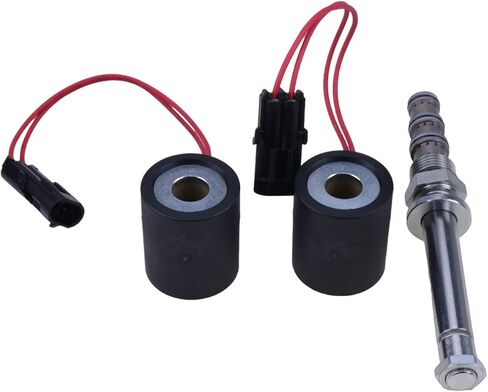 صمام خرطوشة اتجاهي بملف لولبي 12 فولت HVACSTAR SV10-47A-0-N-00 + 2 قطعة ملف 6359412 متوافق مع Hydraforce in Saudi Arabia