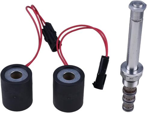 صمام خرطوشة اتجاهي بملف لولبي 12 فولت HVACSTAR SV10-47A-0-N-00 + 2 قطعة ملف 6359412 متوافق مع Hydraforce in Saudi Arabia