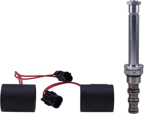 صمام خرطوشة اتجاهي بملف لولبي 12 فولت HVACSTAR SV10-47A-0-N-00 + 2 قطعة ملف 6359412 متوافق مع Hydraforce in Saudi Arabia