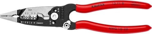 KNIPEX Tools 00 20 04 SB، طقم كماشة حمراء بحلقة إحكام دقيقة مكون من 8 قطع in Saudi Arabia
