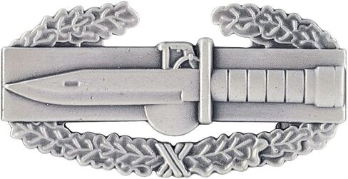 MEDALS OF AMERICA EST. 1976 Army Combat Action Badge CAB Silver Oxide Dress Miniature in Saudi Arabia