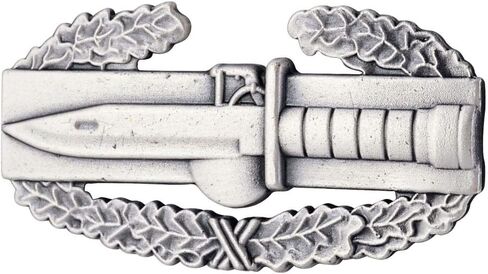 MEDALS OF AMERICA EST. 1976 Army Combat Action Badge CAB Silver Oxide Dress Miniature in Saudi Arabia