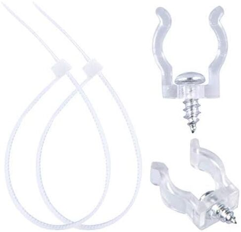 LED Rope Lights Clips Holder – 30Pack Clear PVC Mounting Rope Light Mounting Clips in Saudi Arabia