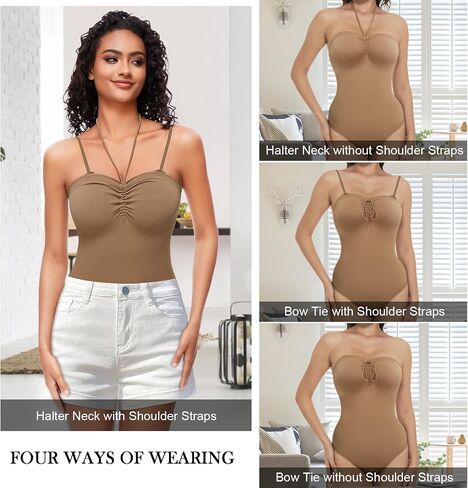 Tummy Control Seamless Tank Top Strapless Shapewear body shaper for Women in Saudi Arabia