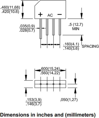 10 PCS KBP307 Diode Bridge Rectifier 3A 700V KBP307G Flat Single Phase Rectifiers 3 Amp 700 Volt for Printed Circuit Boards in Saudi Arabia
