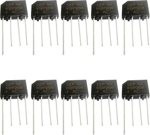 10 PCS KBP307 Diode Bridge Rectifier 3A 700V KBP307G Flat Single Phase Rectifiers 3 Amp 700 Volt for Printed Circuit Boards in Saudi Arabia