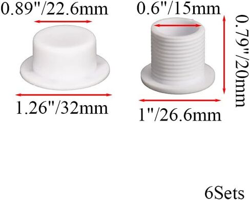 MOFANCY المسمار استبدال المسامير للشاطئ حمل حقيبة مقابض الأشرطة مقابض الأشرطة المسامير 6PCS الملحقات البيضاء لحقيبة المطاط المطاط بركة حقيبة إصلاح برشام أزرار المسمار in Saudi Arabia