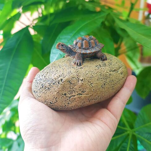 إخفاء مفتاح خارجي - صخرة مزيفة للمفتاح - مخفي مفتاح صخري مزيف خارجي - تصميم حجري مضغوط، مادة راتنجية مقاومة للماء ومحمية من الشمس - مخفي مفتاح مثالي للديكور الخارجي والأمن (مفتاح الروك 1) in Kuwait