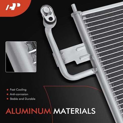 A-Premium Air Conditioning A/C Condenser Compatible with Nissan Titan 2004-2015, Armada 2005-2015, Pathfinder Armada & Infiniti QX56 2004-2010, V8 5.6L, Replace# 921007S200 in Saudi Arabia