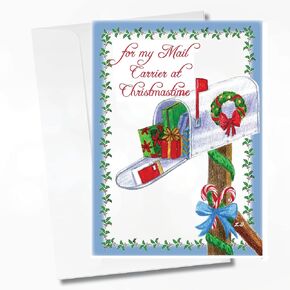 Christmas Card for my Mail Carrier Mailbox from Kards by Kaylee