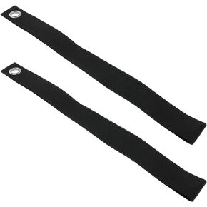 Hood Loop Straps MTQY 2PCS Black Tie Down Anchor Straps for Hauling Canoe Kayak, Hood Tie Downs Loop