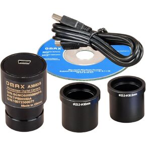 OMAX 640x480 USB Digital Microscope Camera Compatible with Windows XP Through Windows 10