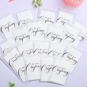 30 Pack Wedding Tissues Packs for Guests No Ugly Crying Tissue Packets 3 Ply Small Individual Pocket Tissues for Welcome Bag Stuffers Wedding Favor Bride and Groom Toilet Bridal Shower Gifts