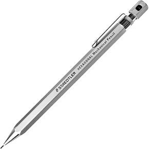 STAEDTLER Hexagonal Mechanical Pencil, Silky Silver