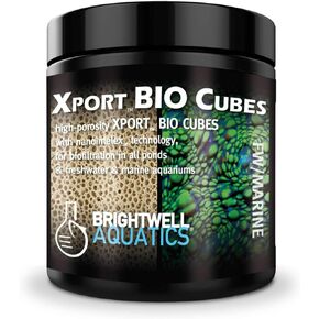 Brightwell Aquatics Xport BIO Cubes - Ultra-Porous Biological Filter Media for Filtration in Marine and Freshwater Aquariums