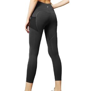 Women’s Yoga Leggings for Women - Workout Pants with Pockets - Gym Essentials Women - Gym Clothes for Woman Black