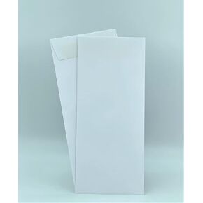 500 Minas Envelope #10 Policy (Open End) Envelope, 4 1/8 x 9 1/2, Premium 24lb. White, Gum Flap, 500/Box