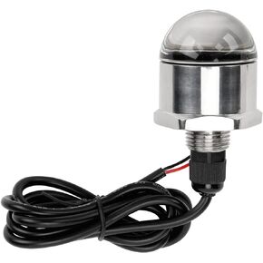 Aramox 12V Blue 9LED Marine Lights for Boat Underwater, Drain Plug Light 1200lm 1/2in NPT Thread Underwater Lamp Tidal Wake Underwater Light for Marine Boat Yacht
