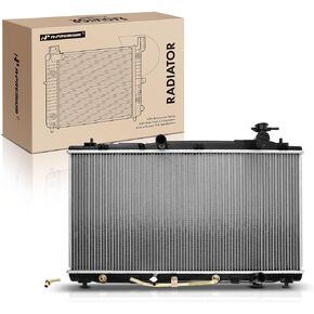 A-Premium Engine Coolant Radiator Assembly w/Transmission Oil Cooler Compatible with Toyota Camry 2008-2009, Venza 2009-2016 & Lexus ES350 2007-2012, Automatic Trans., Replace# 164000P220
